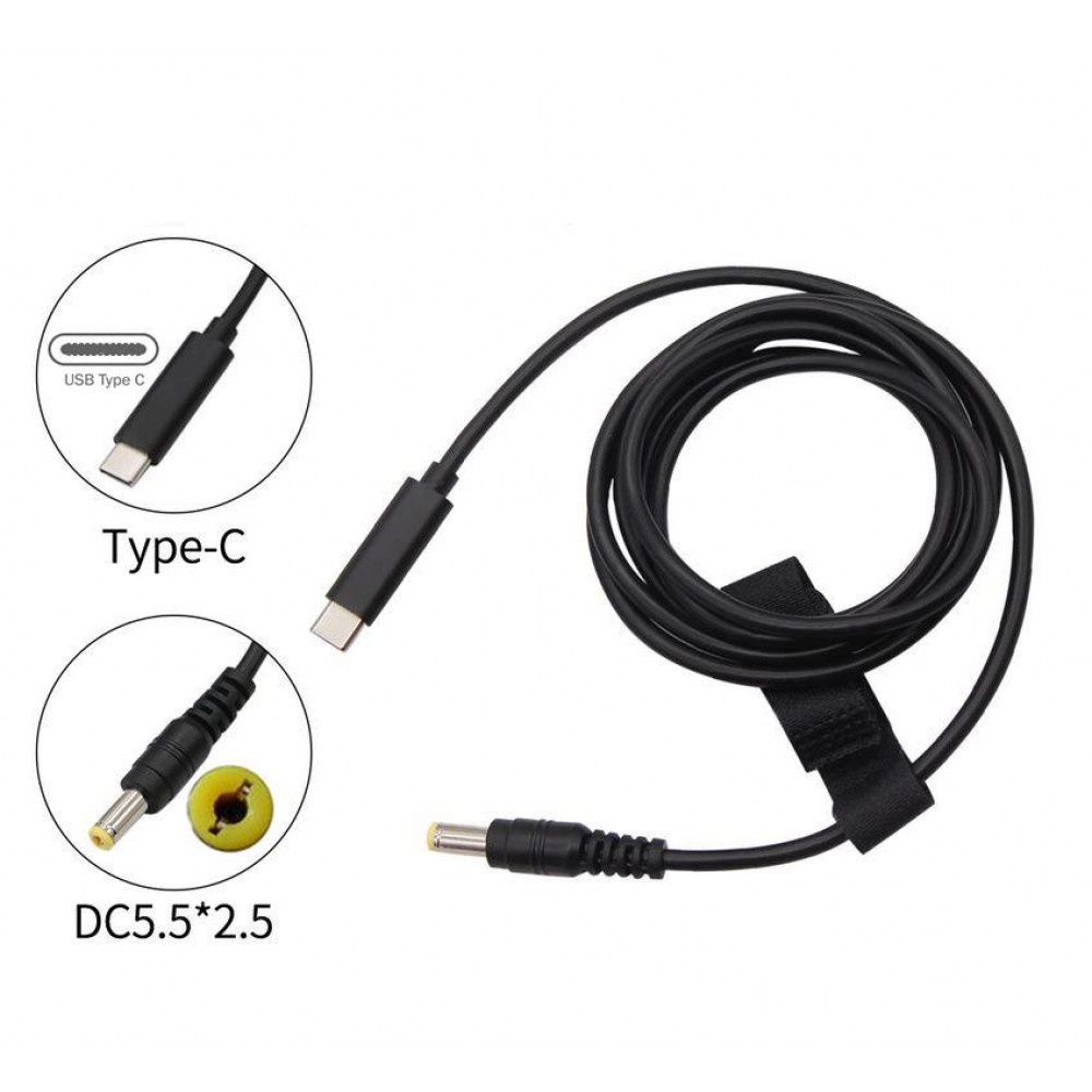 Кабель питания USB Type-C to DC-5.5-2.5 XoKo (XK-DC5525)