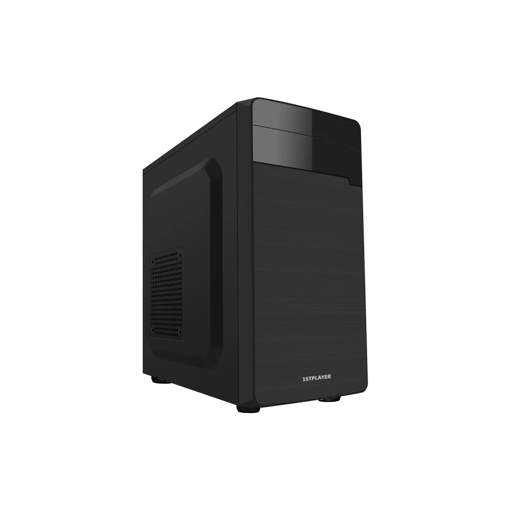 Корпус 1stPlayer M4-450PLS 12см Black 2хUSB2.0, 1хUSB3.0