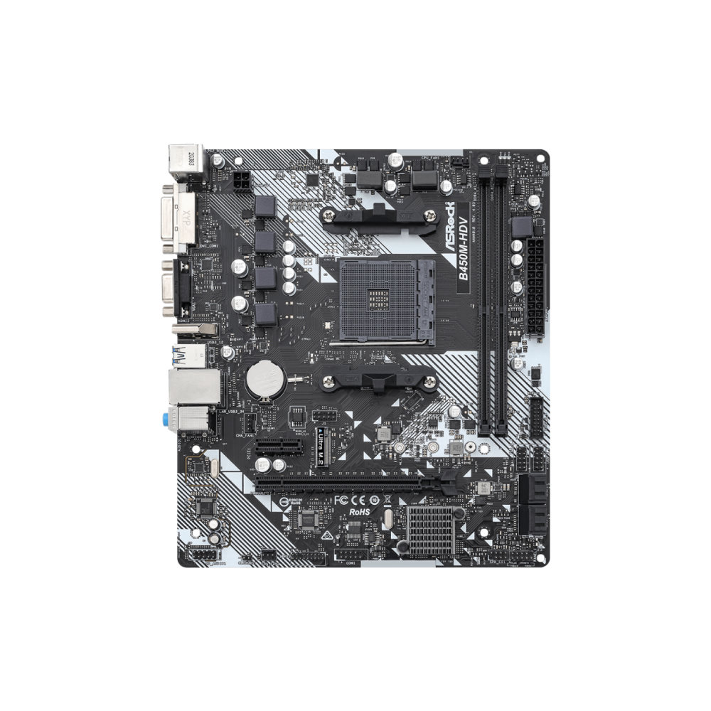 Материнська плата ASRock B450M-HDV R4.0 Socket AM4