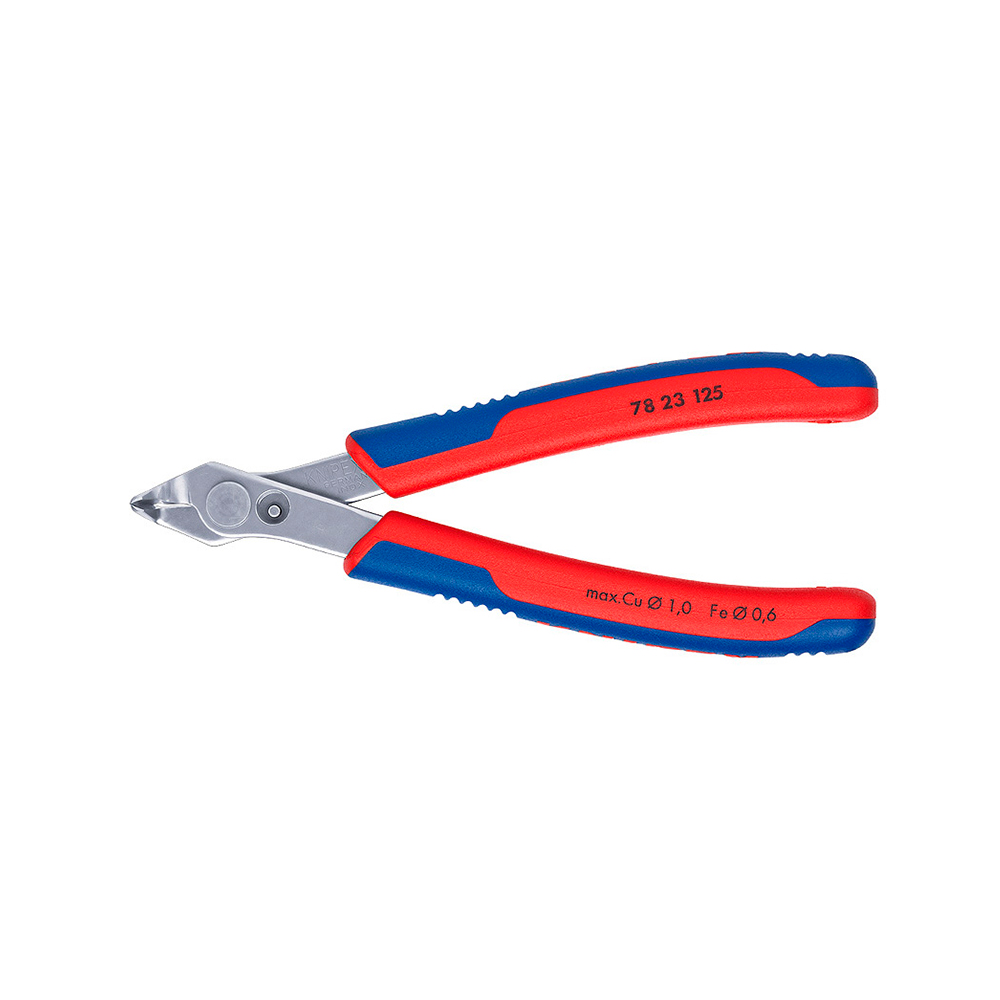 Кусачки Knipex Electronic Super Knips® прецизионные для самых тонких работ по резанию (в блистере), 125 мм (78 23 125)