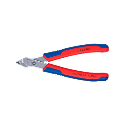 Кусачки Knipex Electronic Super Knips® прецизионные для самых тонких работ по резанию (в блистере), 125 мм (78 23 125)