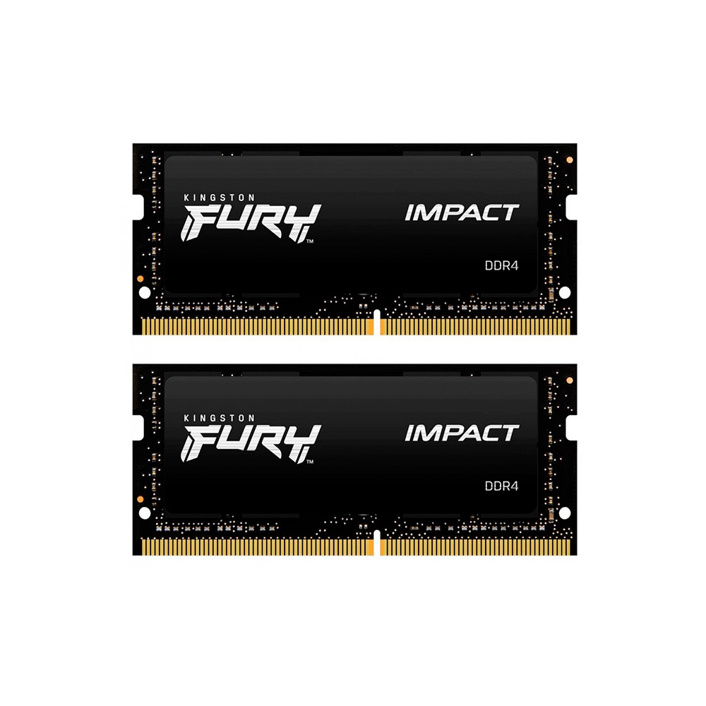 Модуль пам`ятi SO-DIMM 2x8GB/3200 DDR4 Kingston Fury Impact (KF432S20IBK2/16)