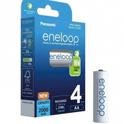 Аккумуляторы Panasonic Eneloop AA NI-MH 2000 mAh BL 4 шт