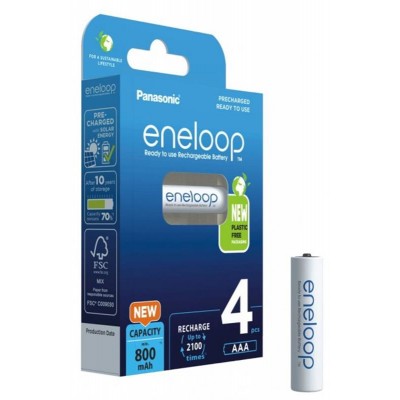 Аккумуляторы Panasonic Eneloop AAA NI-MH 800 mAh BL 4 шт