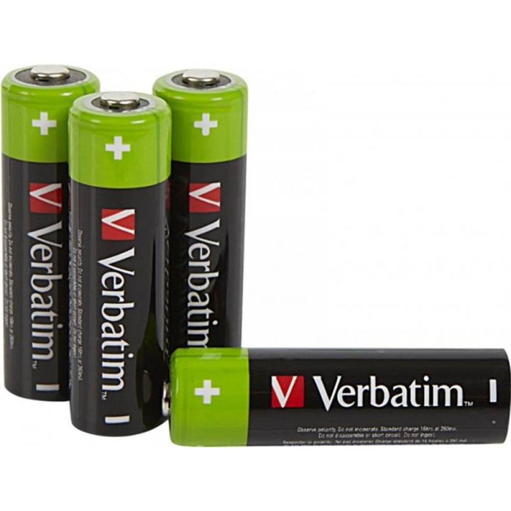 Аккумуляторы Verbatim AA/HR06 NI-MH 2600 mAh BL 4шт