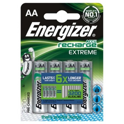 Аккумуляторы Energizer Recharge Extreme AA/HR06 LSD Ni-MH 2300 mAh BL 4шт