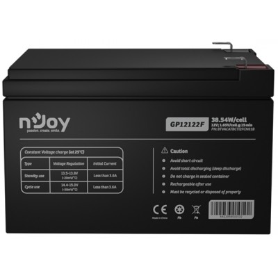 Аккумуляторная батарея Njoy GP12122F 12V (BTVACATBCTI2FCN01B) VRLA