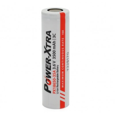 Аккумулятор Power-Xtra 18650 Li-Ion 3500 mAh White