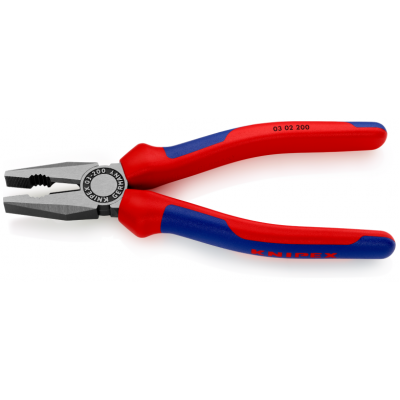 Плоскогубцы Knipex комбинированные (фосфатированные), 200 мм (03 02 200)