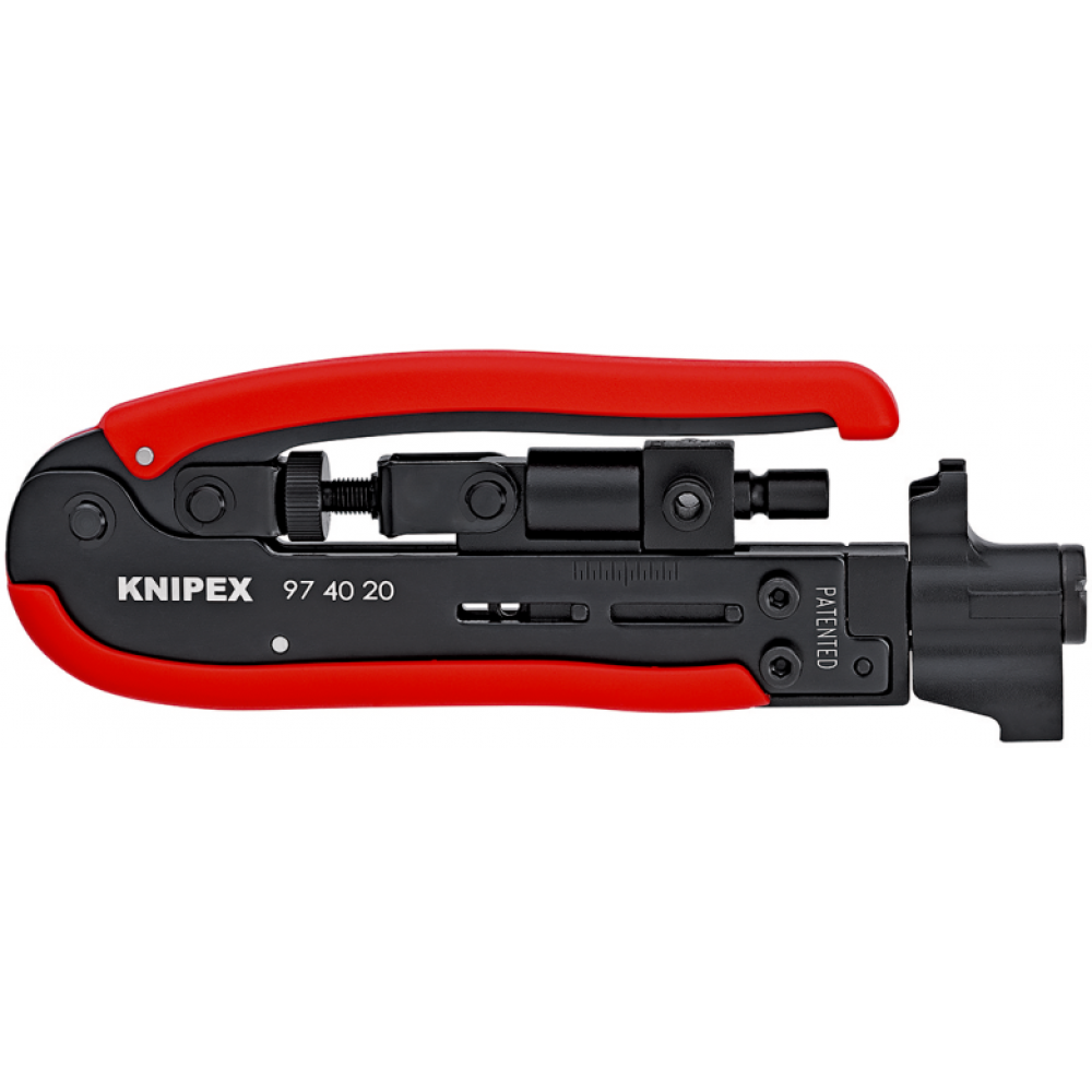 Компрессионный инструмент Knipex для штекера на коаксиальный кабель (97 40 20 SB)