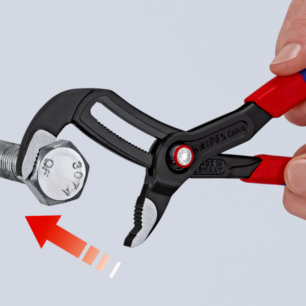 Переставные клещи Knipex Cobra QuickSet (с автопуском) сантехнические, 250 мм (87 21 250)