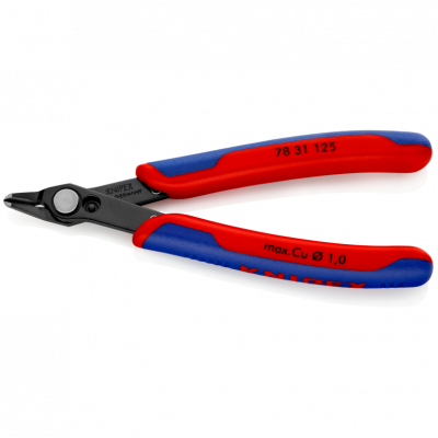 Кусачки Knipex Electronic Super Knips® прецизионные для самых тонких работ по резанию, 125 мм (78 31 125)