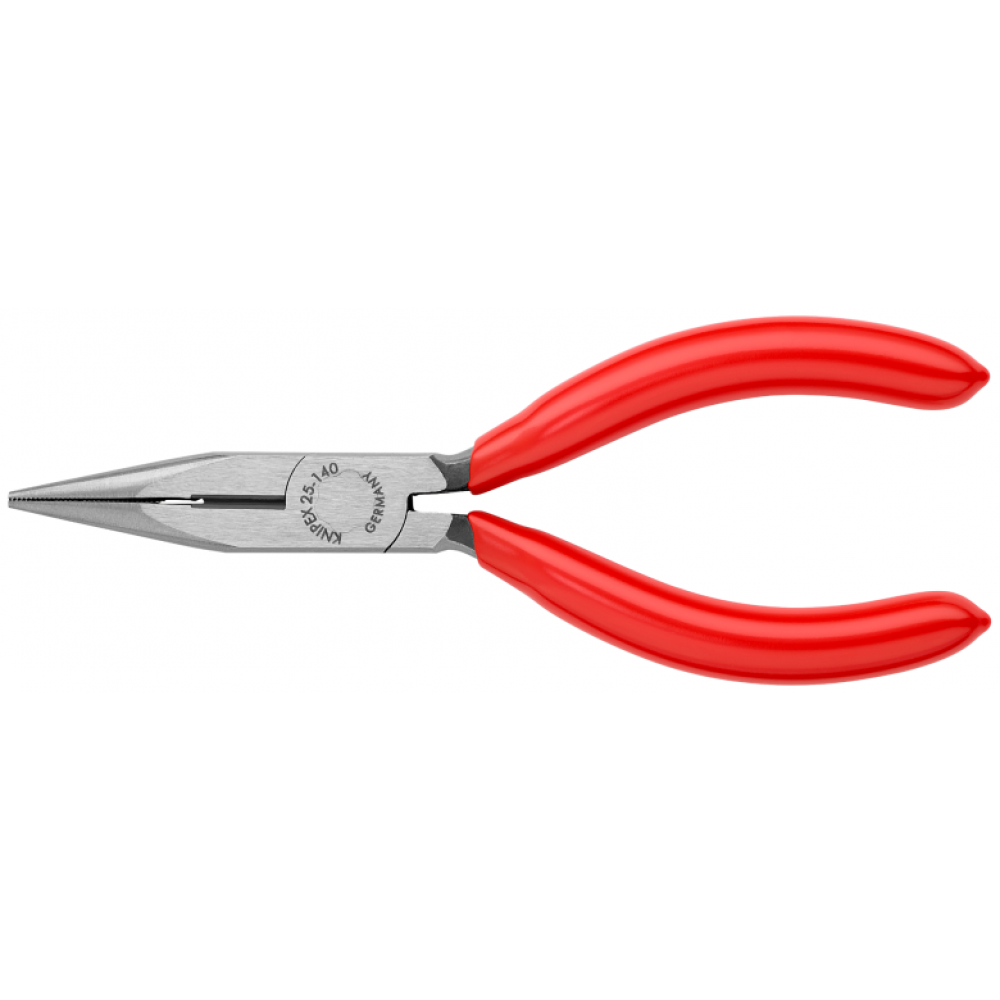 Плоские круглогубцы Knipex с режущими кромками, 140 мм (25 01 140)