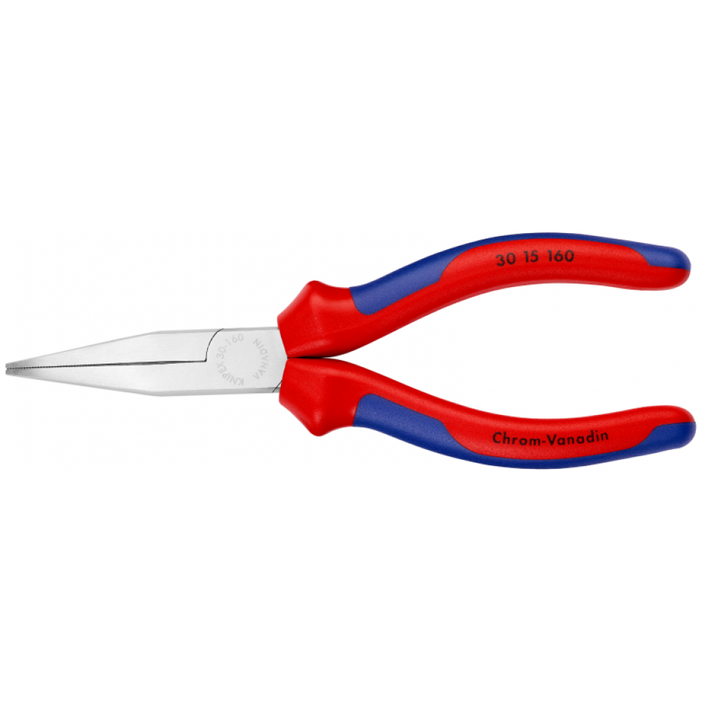 Длинногубцы Knipex хромированные, 160 мм (30 15 160)