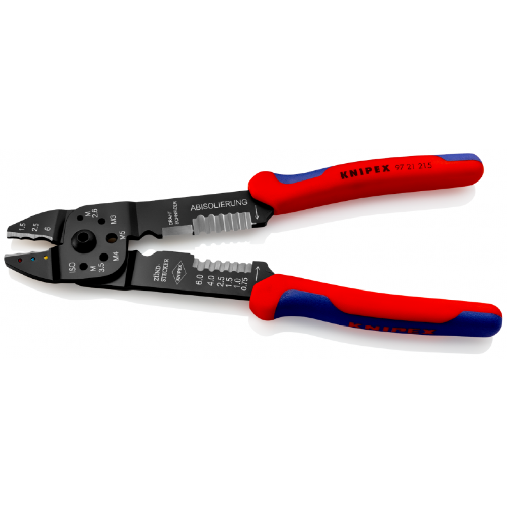 Клещи зажимные Knipex для опрессовки, 230 мм (97 21 215 B)