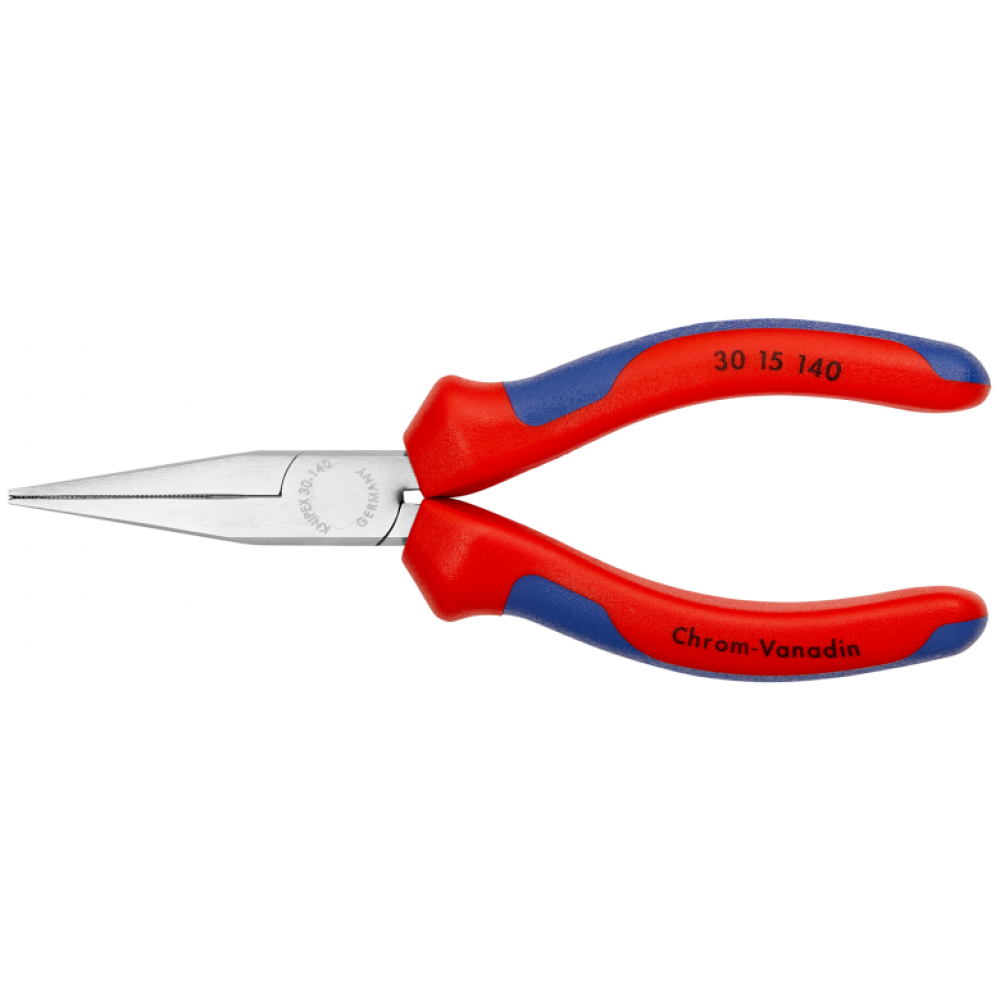 Длинногубцы Knipex хромированные, 140 мм (30 15 140)