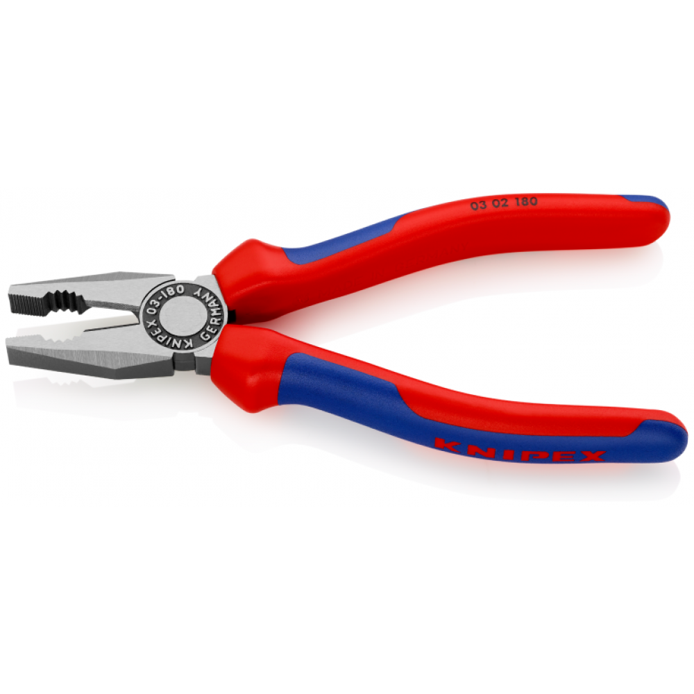 Плоскогубцы Knipex комбинированные (фосфатированные), 180 мм (03 02 180)