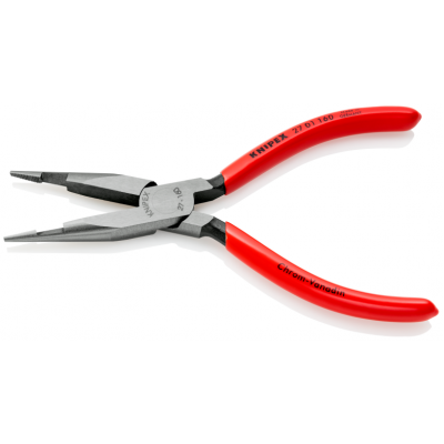 Плоские круглогубцы Knipex с режущими кромками в средней части, 160 мм (27 01 160)