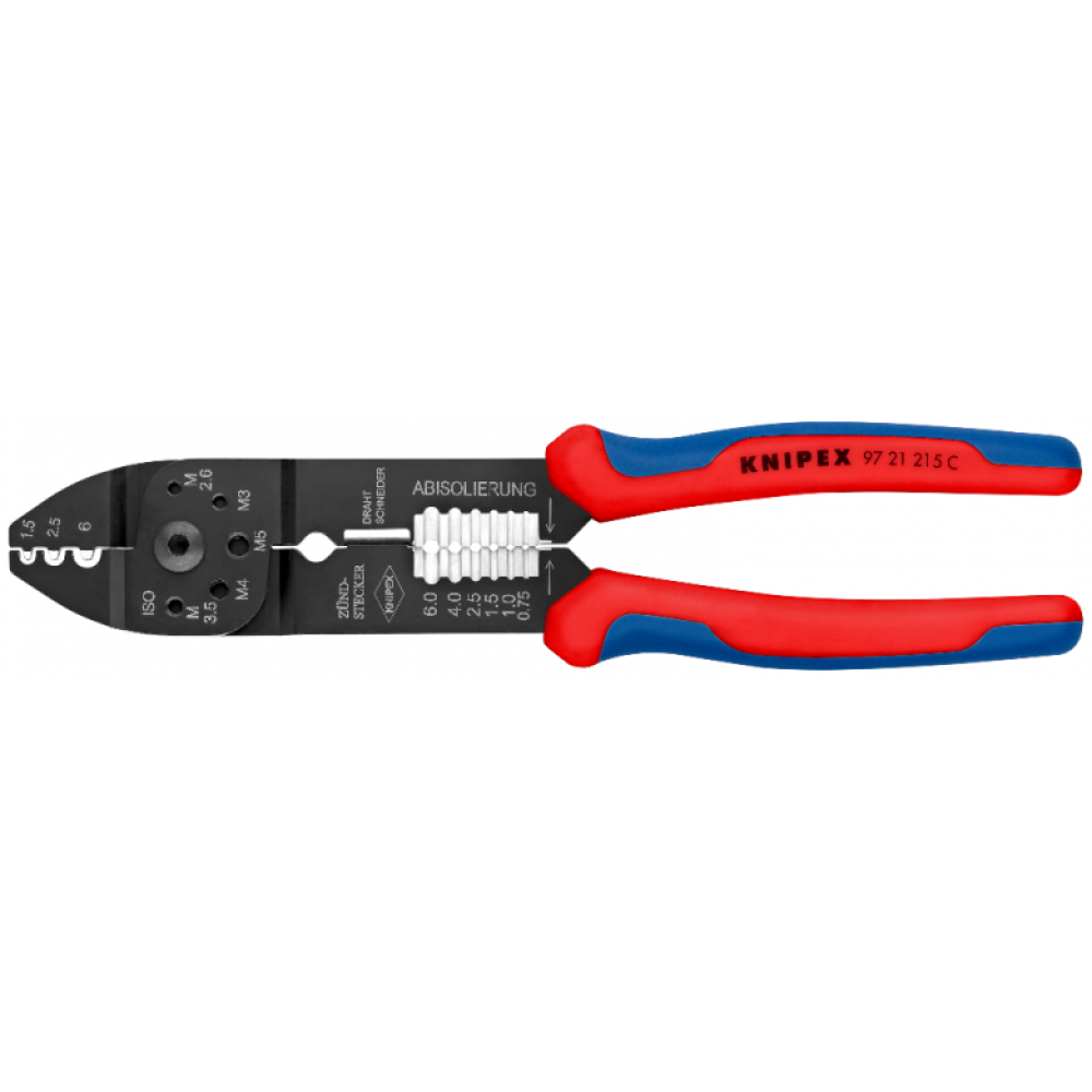 Клещи зажимные Knipex для опрессовки (97 21 215 C)