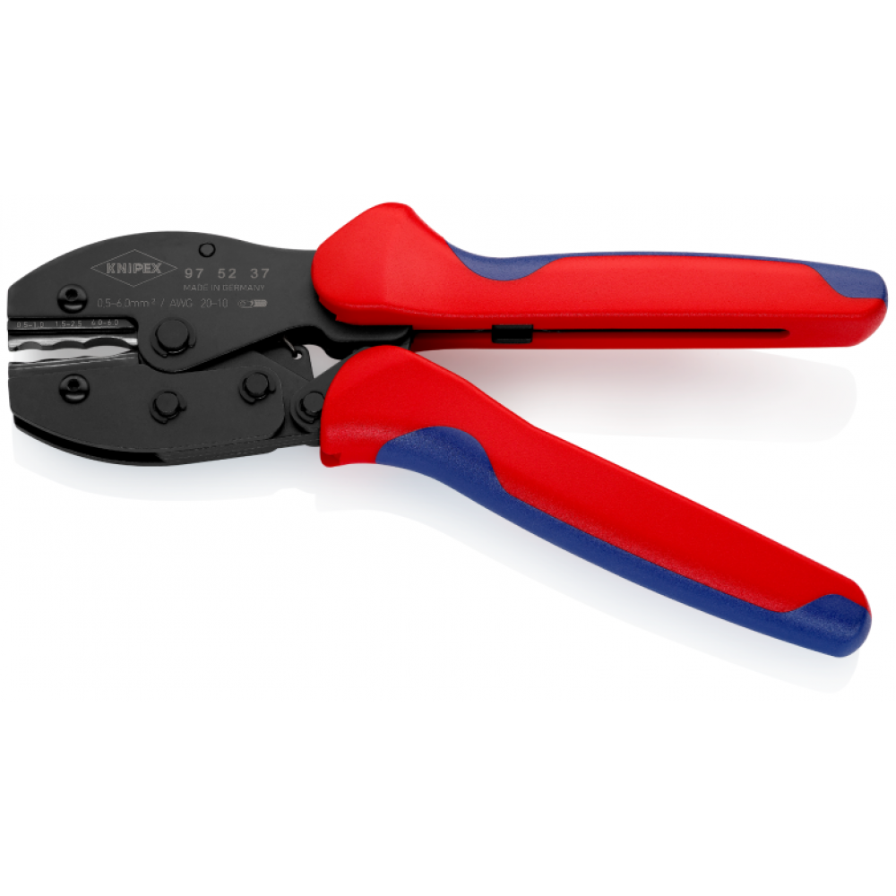 Кліщі затискні Knipex PreciForce® для опресування, від 0,5 до 6,0 мм² (97 52 37)