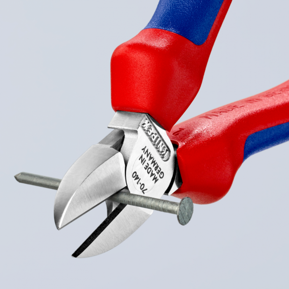 Кусачки боковые Knipex (хромированные), 140 мм (70 05 140)