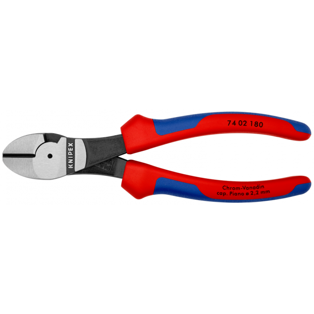 Кусачки боковые Knipex особой мощности, 180 мм (74 02 180)