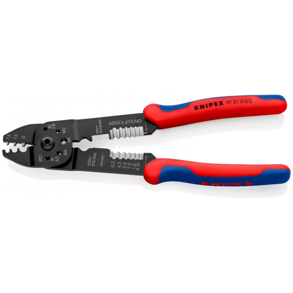 Клещи зажимные Knipex для опрессовки (97 21 215 C)