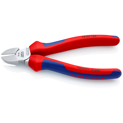 Кусачки боковые Knipex (хромированные), 160 мм (70 05 160)