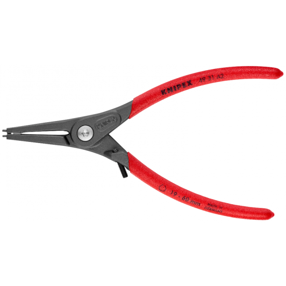 Щипці Knipex прецизійні для стопорних кілець, Ø 19 - 60 мм (49 31 A2)