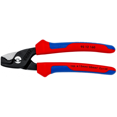 Ножницы Knipex StepCut для резки кабелей, 160 мм (95 12 160)