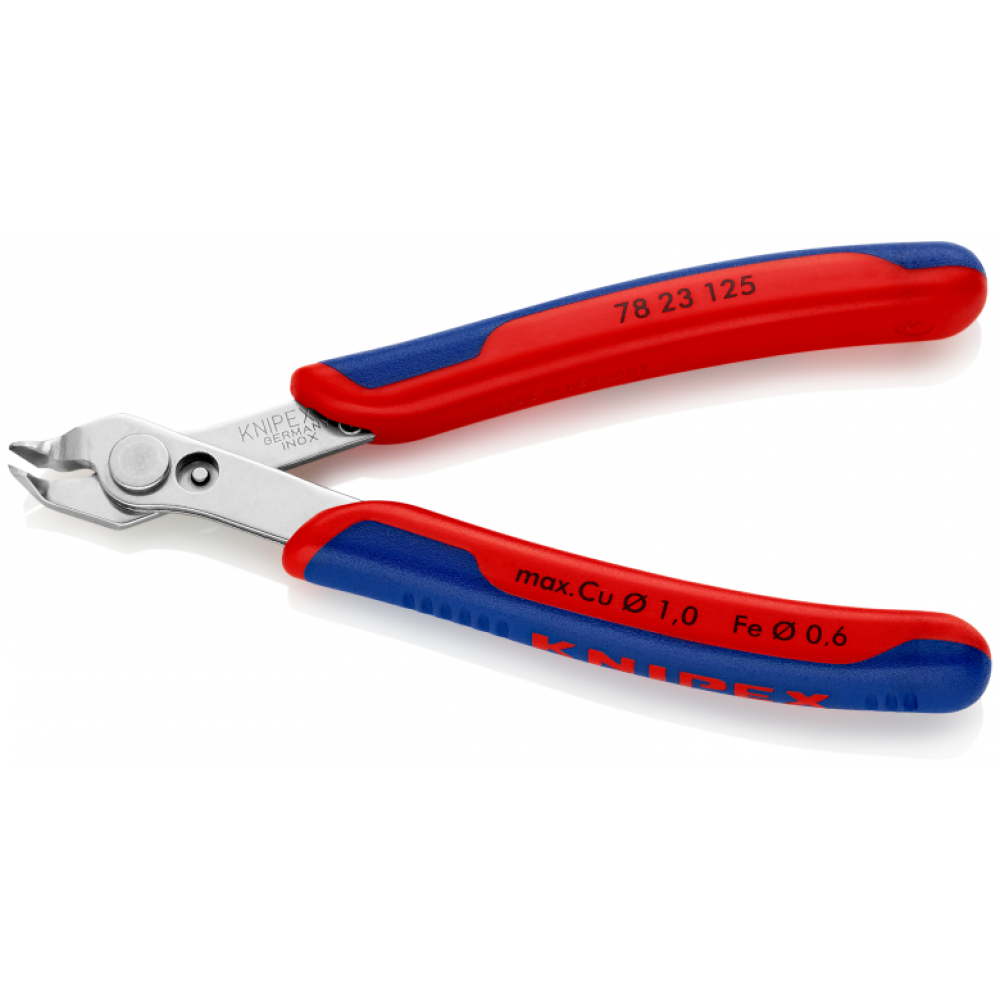 Кусачки Knipex Electronic Super Knips® прецизионные для самых тонких работ по резанию, 125 мм (78 23 125)