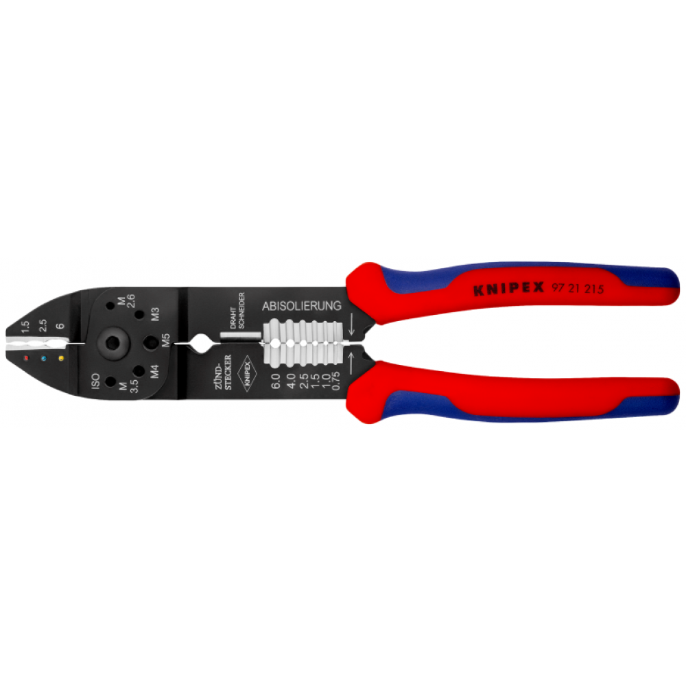 Клещи зажимные Knipex для опрессовки, 230 мм (97 21 215 B)