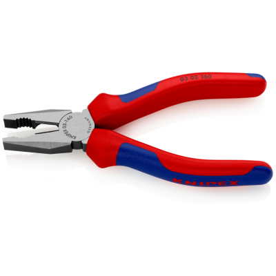 Плоскогубцы Knipex комбинированные (фосфатированные), 160 мм (03 02 160)