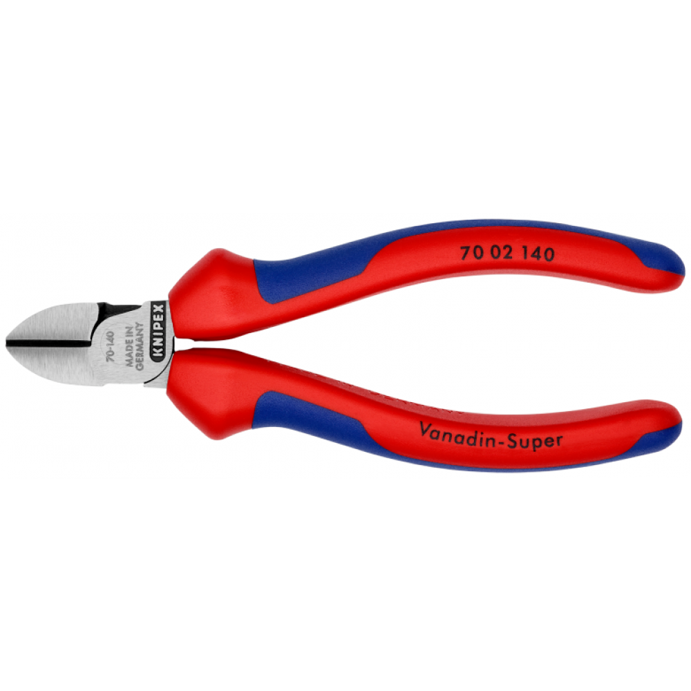 Кусачки боковые Knipex (фосфатированные), 140 мм (70 02 140)