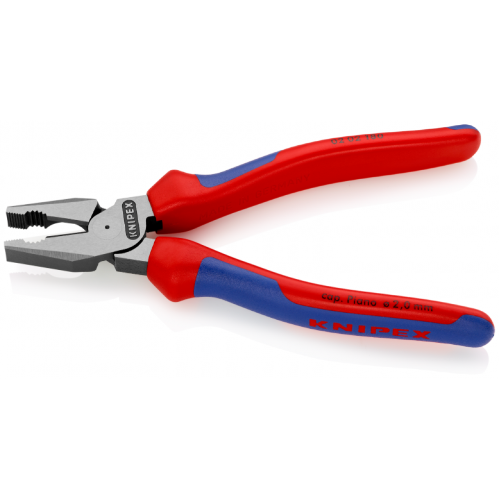 Плоскогубцы Knipex комбинированные (фосфатированные), 180 мм (02 02 180)