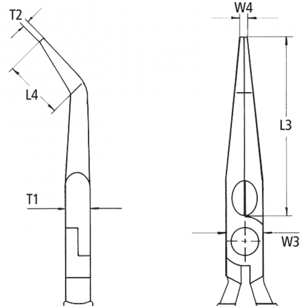 Плоские круглогубцы Knipex VDE с режущими кромками (хромированные), 160 мм (25 26 160)