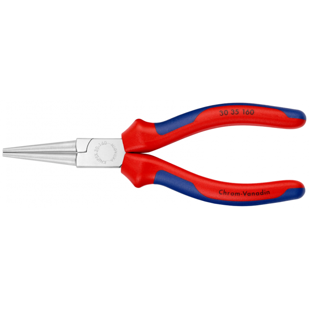 Довгогубці Knipex хромовані, 160 мм (30 35 160)