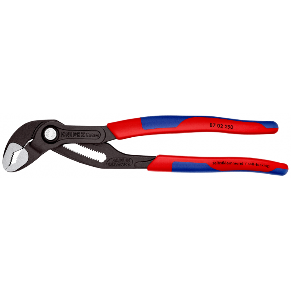 Переставные клещи Knipex Cobra Hightech сантехнические, 250 мм (87 02 250)