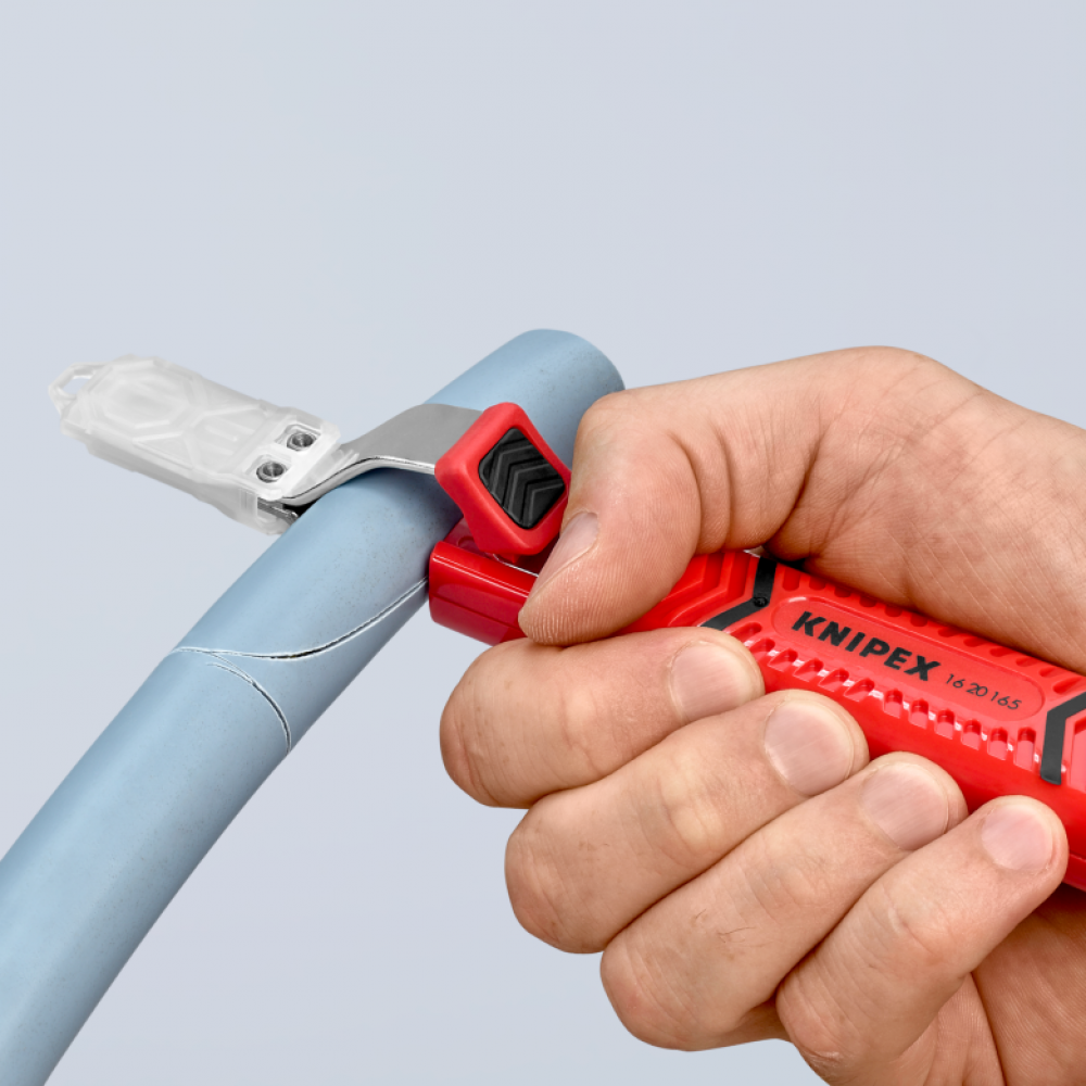 Нож для удаления оболочек Knipex, 165 мм (16 20 165 SB)