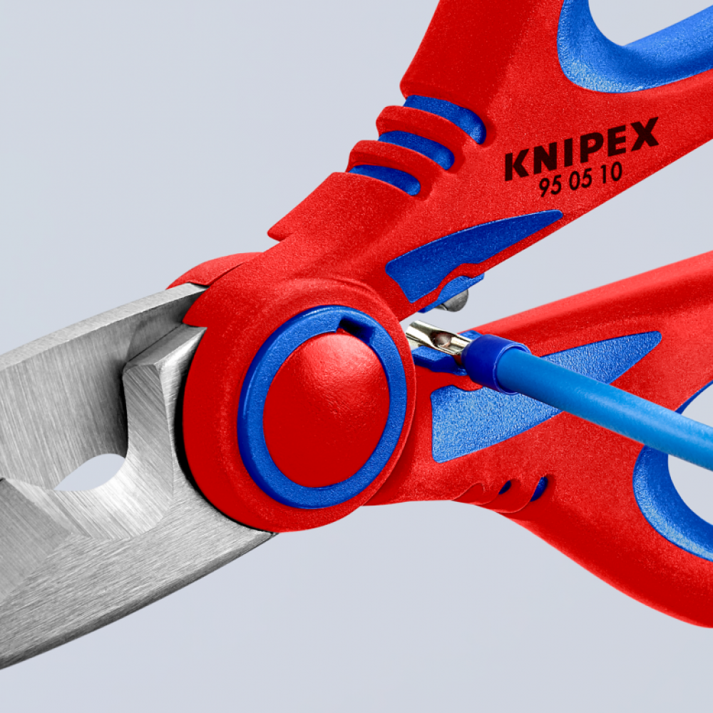 Ножницы Knipex для резки кабеля (95 05 10 SB)