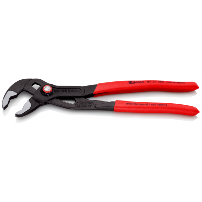 Переставные клещи Knipex Cobra QuickSet (с автопуском) сантехнические, 250 мм (87 21 250)