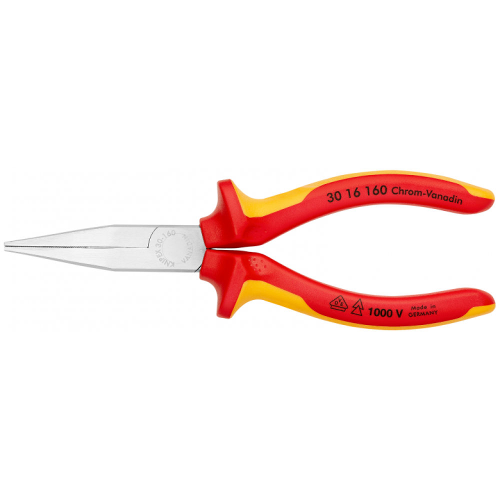 Длинногубцы VDE Knipex, 160 мм (30 16 160)