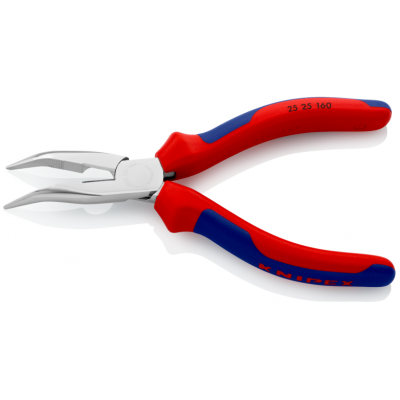 Плоские круглогубцы Knipex с режущими кромками, 160 мм (25 25 160)