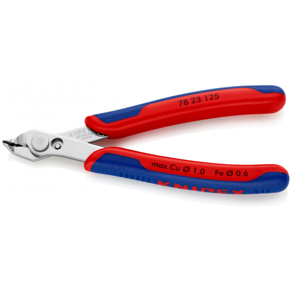 Кусачки Knipex Electronic Super Knips® прецизионные для самых тонких работ по резанию, 125 мм (78 23 125)