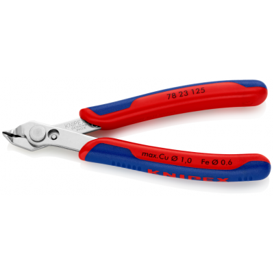 Кусачки Knipex Electronic Super Knips® прецизионные для самых тонких работ по резанию, 125 мм (78 23 125)