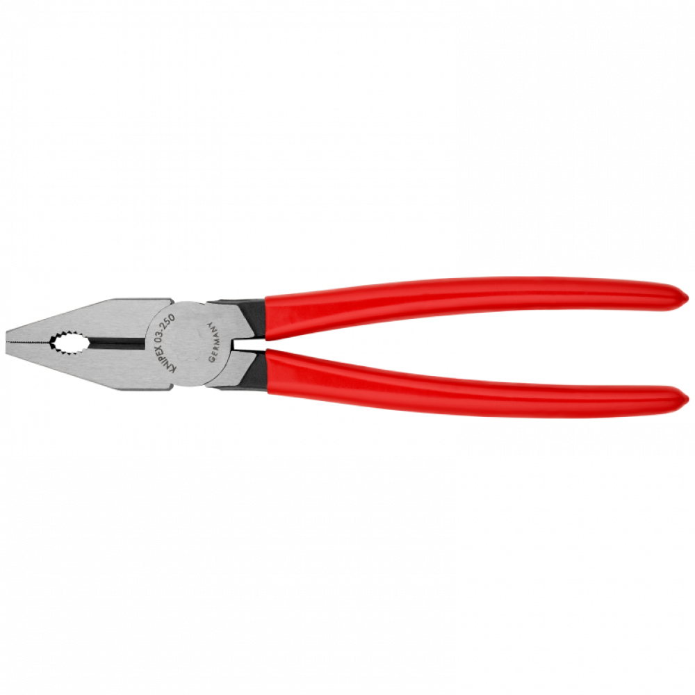 Плоскогубцы Knipex комбинированные (фосфатированные), 250 мм (03 01 250)