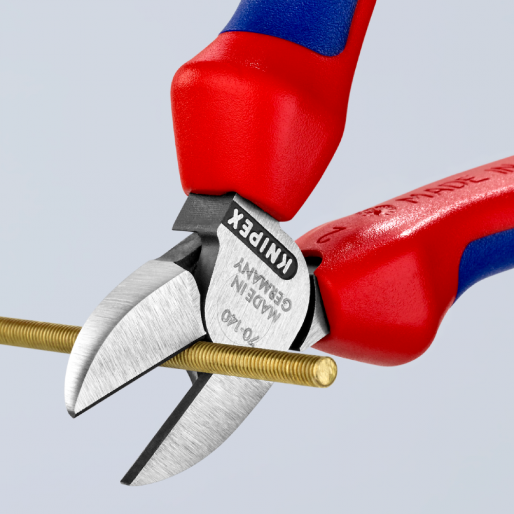 Кусачки боковые Knipex (фосфатированные), 140 мм (70 02 140)